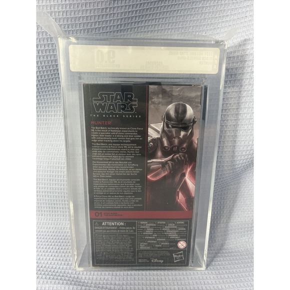 ✅✅ Star Wars Black Series Bad Batch HUNTER 6-inch AFA 9 Uncirculated Mandalorian - Picture 3 of 3